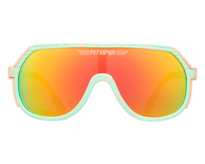 Pit Viper Peaches and Green Grand Prix Sunglasses