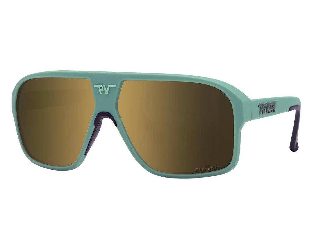 Pit Viper The Country Club Flight Optics Sunglasses (Polarized Gold Lens)