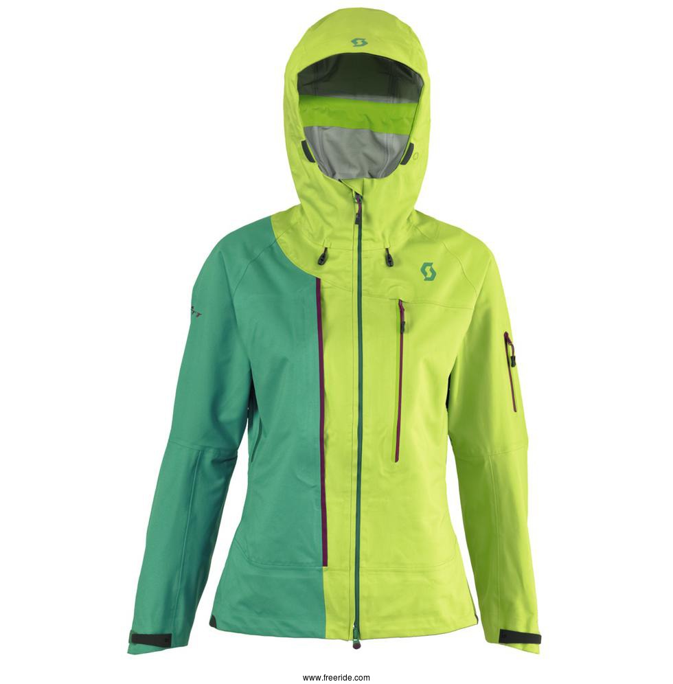 Scott Women's Explorair 3L Jacket Apple Green