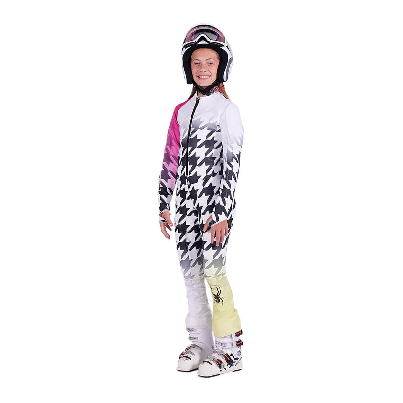 Spyder Girls Performance GS Race Suit White Combi