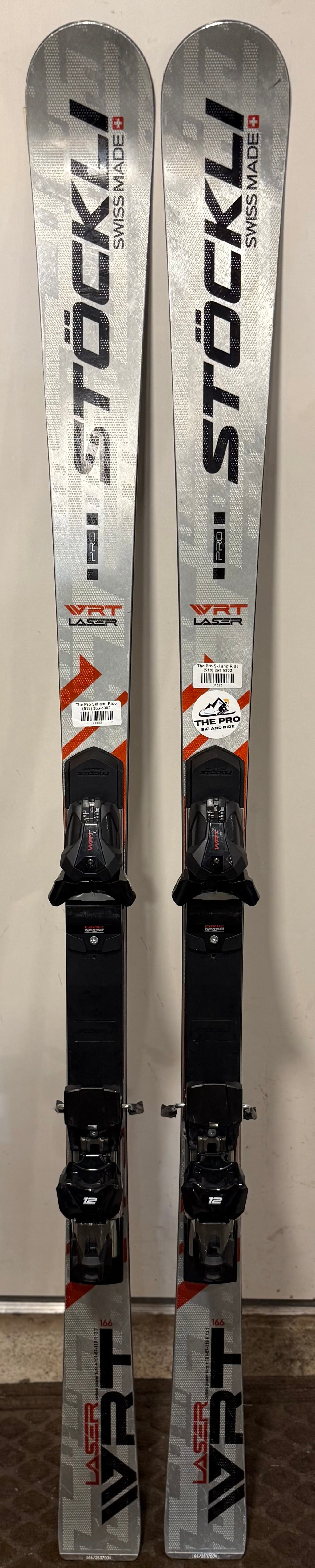 Stockli Laser WRT Pro Demo Skis - 166 cm