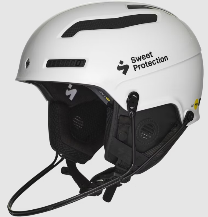 Sweet Protection 2Vi SL Mips Helmet Gloss White with Chinguard