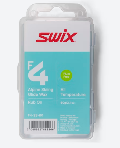 Swix F4 Glidewax Rub-on w/cork 60g