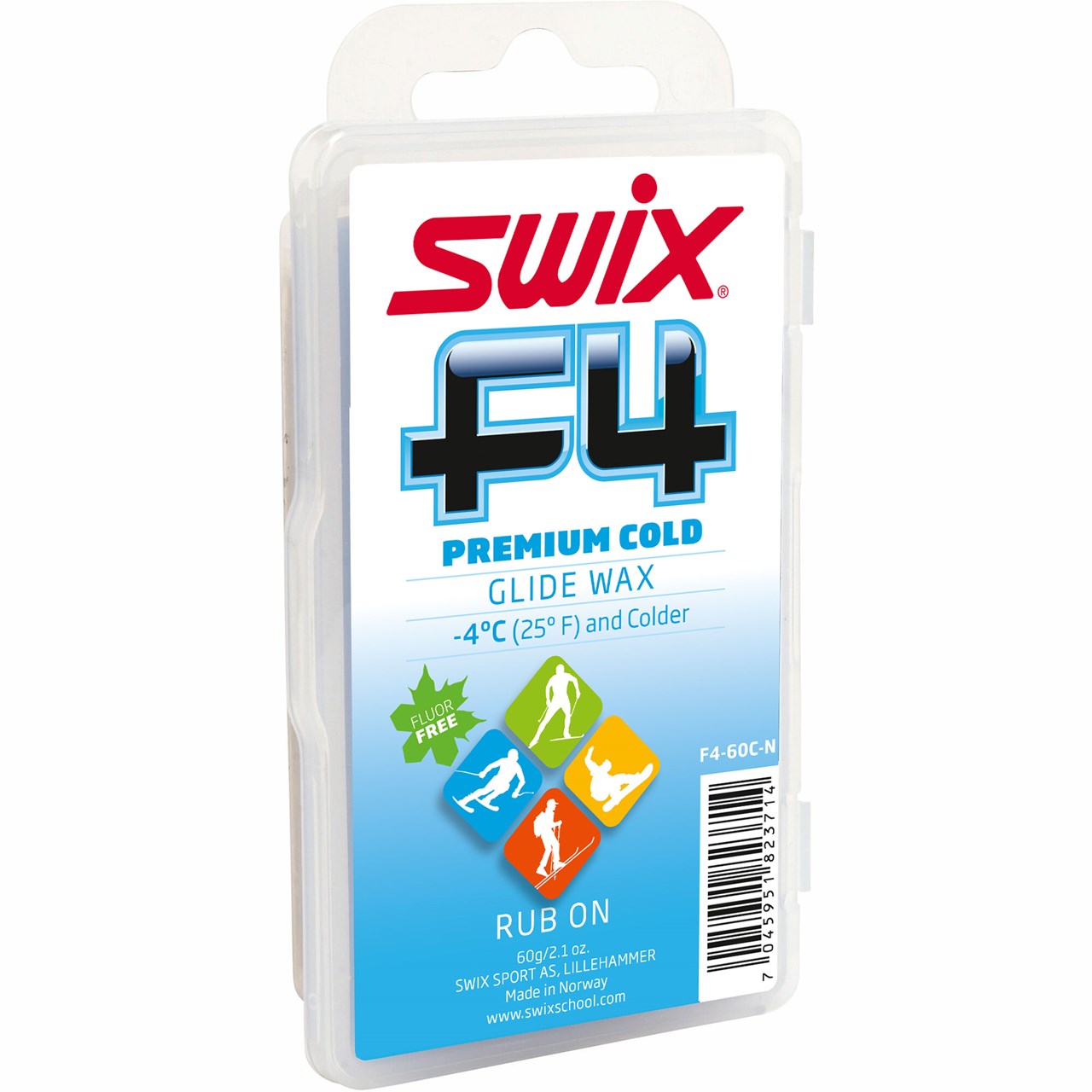 Swix F4 Premium Cold Glide Wax