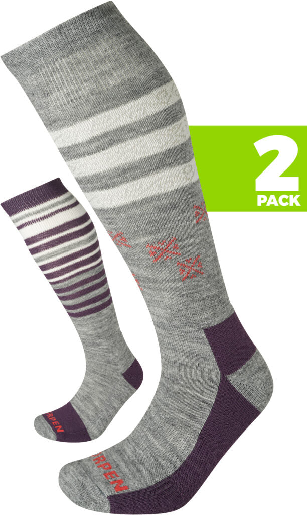 Lorpen Women's Merino 2 Pack Eco Socks