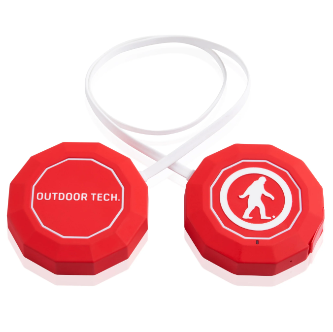 Outdoor Tech Chips 3.0 Helmet Headphones Red