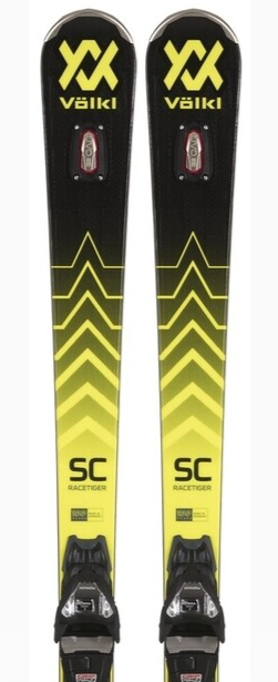 Volkl Racetiger SC Black Skis (Bindings Included)