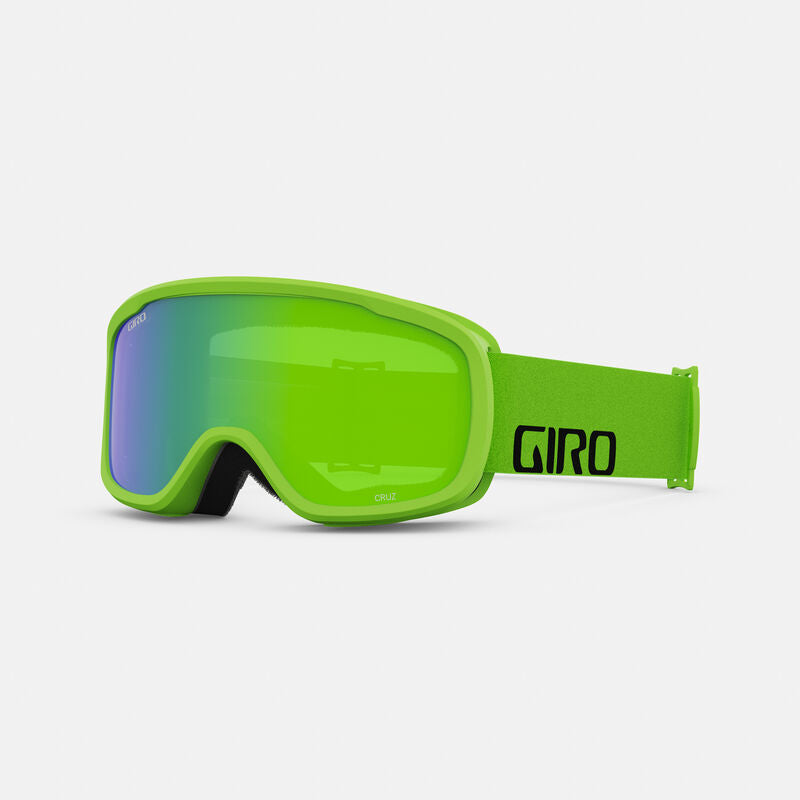 Giro Cruz AF Goggle Bright Green Wordmark